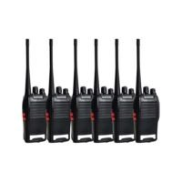 Rádio Walkie Talkie Baofeng - Kit com 6