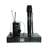 Microfone S/fio Bastão + headset Uni-direcional